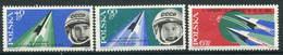 POLAND 1963 Vostok 5 Space Flight  MNH / **.   Michel 1415-17 - Neufs