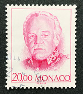 MCO1778U - Prince Rainier III - 20 F Used Stamp - Monaco - 1991 - Usados
