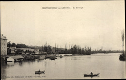 CPA Chateauneuf Sur Sarthe Maine-et-Loire, Le Barrage - Other Municipalities