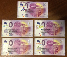 2017 BILLET 0 EURO SOUVENIR DPT 68 PARC DU PETIT PRINCE AVEC TIMBRE LA SÉRIE ZERO 0 EURO SCHEIN BANKNOTE PAPER MONEY - Private Proofs / Unofficial