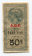 A. O. F. TIMBRE FISCAL OBLITERE - Used Stamps