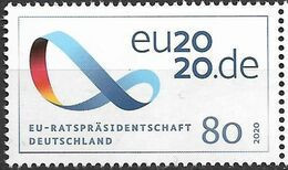 2020 Allem. Fed. Deutschland Germany Mi. 3554**MNH   Vorsitz Deutschlands Im Rat Der Europäischen Union. - Idee Europee