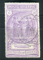 REGNO 1923 CAMICIE NERE 50 C.+ 50 C. USATA - Used