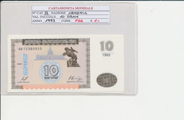 ARMENIA 10 DRAM 1993 P33 UNC - Armenië