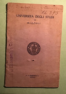 Università Di Napoli 1947 Libretto Universitario,Economia E Commercio - Diploma & School Reports