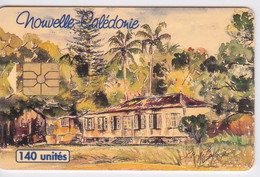 TELECARTE 140 UNITES - NOUVELLE CALEDONIE - FAITES DES ECONOMIES  - LA FONWHARY DE LYDIA BONNET DE LARBOGNE - New Caledonia
