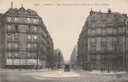 PARIS 20 ( RUE PIERRE DE SERBIE PRISE DE LA PLACE D'IENA )  1921 - Arrondissement: 08