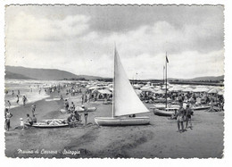 11.439 - MARINA DI CARRARA SPIAGGIA ANIMATA 1953 - Carrara