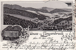 Suisse - Hôtel - Langenbruck - Hôtel Kurhaus - Circulée 24/01/1900 - Litho - Langenbruck