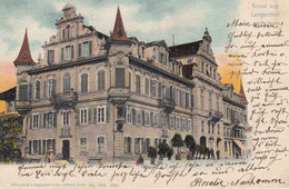 Suisse - Hôtel - Langenthal - Hôtel Bären - Circulée 11/09/1902 - Langenthal