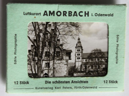 PETIT CARNET COMPLET De 12 CARTES AMORBACH Luftkurort Odenwald - Amorbach