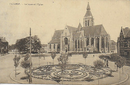 VILVOORDE. LE SQUARE ET L'EGLISE - Vilvoorde