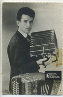 Carte Photo Publicitaire -  Accordéoniste Jean VINQUANT - TOUL ( Meurthe Et Moselle) - Music And Musicians