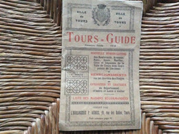 TOURS-GUIDE  Ville De Tours  ANNÉE 1919 - Menu