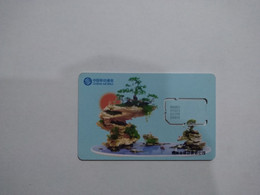 China Mobile GSM SIM Cards, Guizhou Province, Bonsai, (1pcs,used) - China