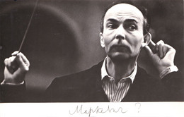 IGOR MARKEVITCH - CHEF D'ORCHESTRE & COMPOSITEUR / CONDUCTOR & COMPOSER / PHOTO ~ 11 X 17 CM / FACSIMILE ~ 1965 (ai095) - Photographs