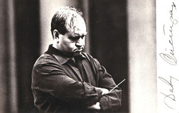 DAVID OISTRACH - CHEF D'ORCHESTRE & VIOLONISTE / CONDUCTOR & VIOLINIST / PHOTO ~ 11 X 17 CM / FACSIMILE ~ 1965 (ai096) - Foto