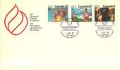 1976  Montreal Olympics  Sc 681-3  Closing Ceremony Cancel Unitrade S02 - HerdenkingsOmslagen