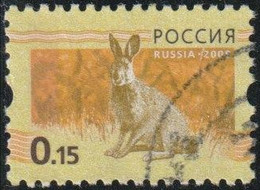 Russie 2008 Yv. N°7050 - 0.10R Lièvre - Oblitéré - Gebruikt