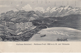 Suisse - Hôtel - Melchsee-Frutt - Hôtel Reinhard - Circulée 03/08/1921 - Litho - Other & Unclassified