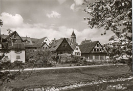 BALINGEN - EYACHPARTIE MIT STADTKIRCHE - REAL PHOTO - F.G - Balingen