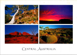(5 A 8) Australia - NT - Central Australia (4 Views) - Uluru & The Olgas