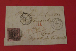 Bade Lettre  Avec Correspondance  03 11 1858d Rastatt Pour Toul 54 - Storia Postale