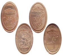 PARQUE WARNER DE MADRID M49 - MONEDA ELONGADA - ELONGATED COIN - PRESSED COIN - Souvenir-Medaille (elongated Coins)
