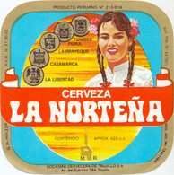 Etiket Etiquette Label - Bier Bière Cerveza Beer Birra - La Nortena - Trujillo Peru - Birra