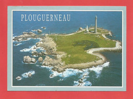 C.P.M.( 29 ) « PLOUGUERNEAU » L'Île Vierge Qui Porte Un Phare D'une Hauteur De 77 M. Construit En 1902  .X2 Phts - Plouguerneau