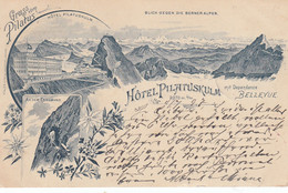 Suisse - Hôtel - Pilatus -  Hôtel Pilatuskulm - Circulée 11/07/1897 - Litho - Other & Unclassified