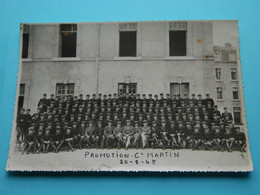 PROMOTION - Ce MARTIN 20-8-45 ( La France ) > ( Voir Photo Detail ) Format +/- 17 X 11,5 Cm. ! - War, Military