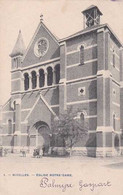 Nivelles - Eglise Notre-Dame - Circulé En 1905 - Dos Non Séparé - Animée - TBE - Nijvel
