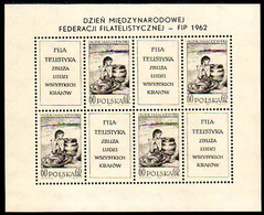 POLAND 1962 FIP Day Sheetlet MNH / **  Michel 1337 Kb - Unused Stamps