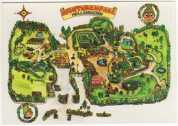 Avonturenpark Hellendoorn - Plattegrond Attracties - (Ov, Nederland / Holland) - Nr. L 6790 - Hellendoorn