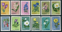 POLAND 1962 Protected Plants  MNH / **.  Michel 1325-36 - Nuovi