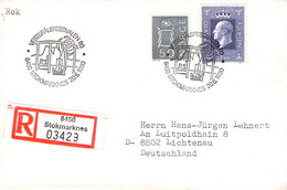 NORWAY - LETTER 1980 STOKMARKNES > LICHTENAU/DE / QG80 - Storia Postale