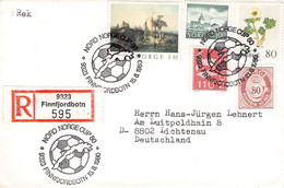 NORWAY - LETTER 1980 FINNFJORDBOTN > LICHTENAU/DE / QG82 - Storia Postale