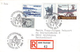NORWAY - LETTER 1980  Svolvær > LICHTENAU/DE / QG83 - Brieven En Documenten