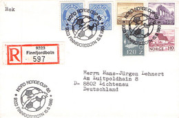 NORWAY - LETTER 1980 FINNFJORDBOTN > LICHTENAU/DE / QG86 - Briefe U. Dokumente