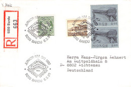 NORWAY - LETTER 1980 BARDU > LICHTENAU/DE / QG87 - Briefe U. Dokumente