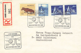 NORWAY - LETTER 1981 8400 ANDENES > LICHTENAU/DE / QG89 - Storia Postale