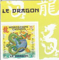 NOUVELLE CALEDONIE N° 1142 ** 2012  HOROSCOPE CHINOIS LE DRAGON - Unused Stamps