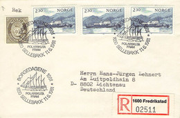 NORWAY - LETTER 1981 1600 FREDRIKSTAD > LICHTENAU/DE / QG92 - Storia Postale