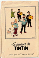 POCETTE PAPIER A LETTRE TINTIN   5 Feuillets +4 Envellopes - Hergé