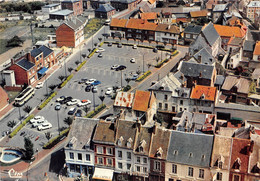 80-DOULLENS- VUE AÉRIENNE PLACE THELU - Doullens