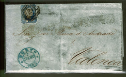 Portugal, 1855, # 7, Porto-Valença - Lettres & Documents