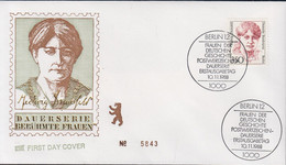 Berlin Mi Nr.828 - FDC Freimarken - Frauen Der Deutschen Geschichte - Hedwig Dransfeld - 350Pf - 1981-1990