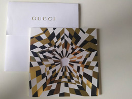 Alt1182 Gucci Biglietto Auguri Natale Christmas Card Wishes Special Edition Moda Fashion Atelier - Agende Non Usate