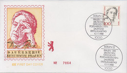 Berlin Mi Nr.825 - FDC Freimarken - Frauen Der Deutschen Geschichte - Therese Giehse - 100Pf - 1981-1990